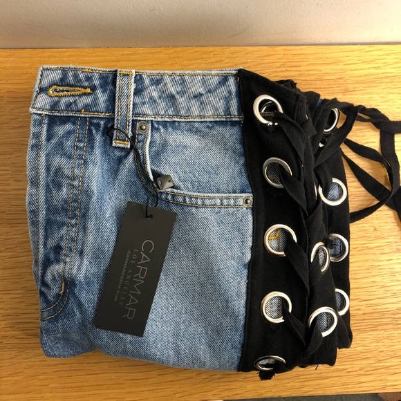 LF Carmar Denim Hamilton Emelia Lace Up Jeans - Picture 5 of 6